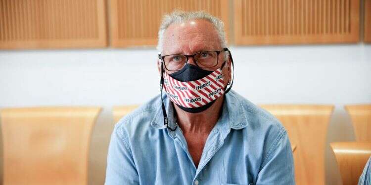 אריה שיף בבית המשפט המחוזי בבאר־שבע. צילום: פלאש 90