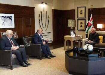 ח"כ מנסור עבאס נפגש עם עבדאללה מלך ירדן בעמאן