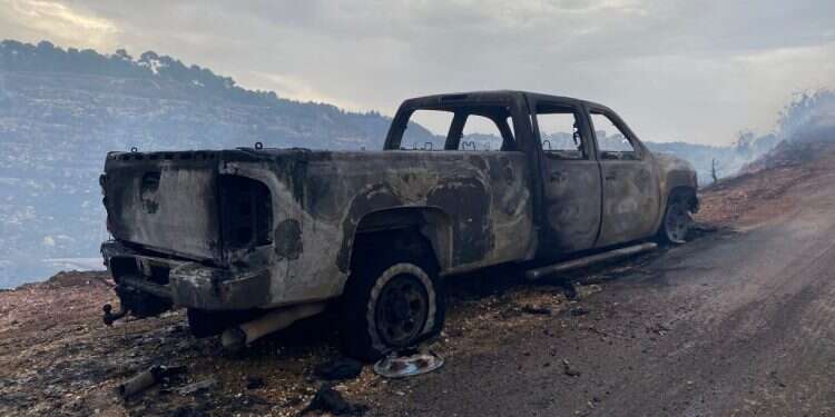 שרפה בסמוך לתרשיחא: הושגה שליטה באש