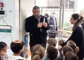 הגן החדש. צילום: מועצה אזורית גולן גן ילדים ראשון נחנך ברמת טראמפ