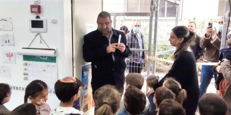 הגן החדש. צילום: מועצה אזורית גולן גן ילדים ראשון נחנך ברמת טראמפ