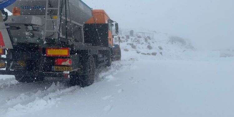 שלג בחרמון, ארכיון. צילום: אתר החרמון החורף הגיע: 20 ס"מ שלג בחרמון, עלייה במפלס הכנרת