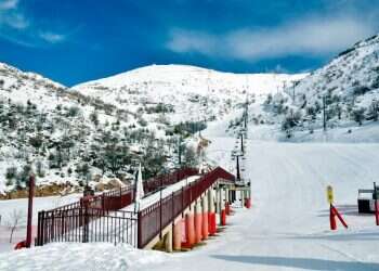 אתר החרמון. צילום: יוסי זליגר/פלאש90 הסופה כרמל: מפלס השלג עלה בחרמון, מפלס הכנרת עלה גם הוא