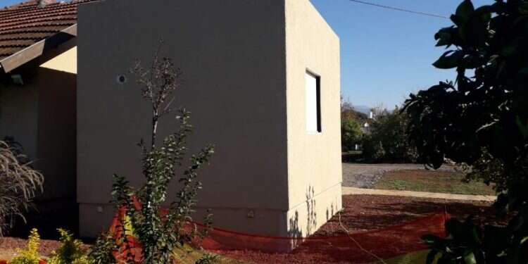 תמונות מהעבודות בכפר יובל. צילום: אגף ההנדסה והבינוי, משרד הביטחון תוכנית "מגן הצפון" למטולה, שלומי ושתולה יוצאת לדרך