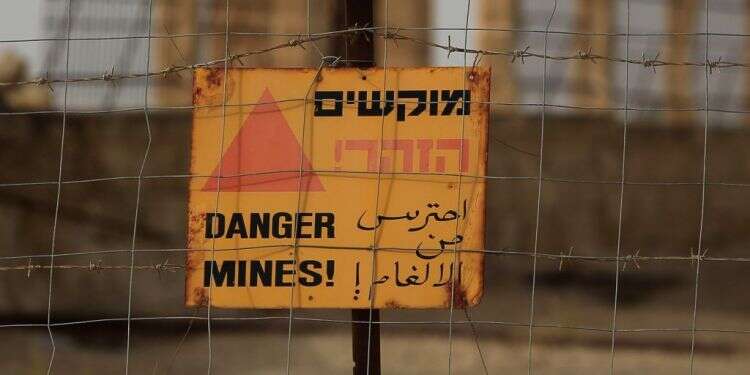 שדה מוקשים. צילום: אורן בן חקון שדות מוקשים פונו, מושבים בנגב יורחבו