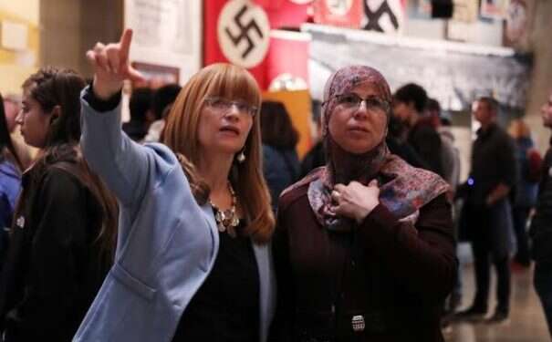 ביד ושם. פרופ' זהבית גרוס. צילום: יוני רייף "נושא השואה לא מעניין את הצעירים"