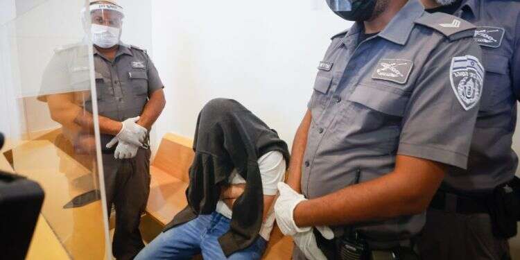 אביעד משה בבית המשפט, אוגוסט 2021. צילום: פלאש90 23 שנות מאסר לאביעד משה, שניסה לרצוח את שירה איסקוב