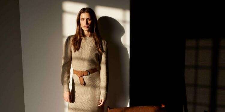 גולף, שמלה סרוגה. צילום: דודי חסון מה נלבש החורף?