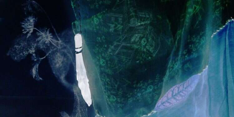 הדס דוכן, רקמת לילה, 2020. הוצגה בוילה גלריה לאמנות עכשווית, מכללת אמונה. אוצרת: הדסה כהן