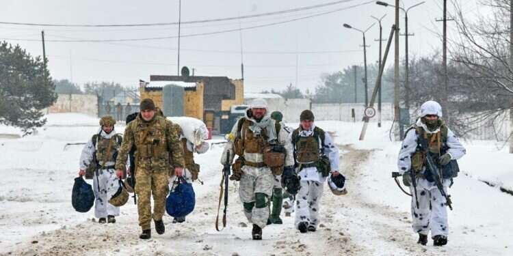 חיילים אוקראינים. צילום: EPA הסעיף בברית נאט"ו שאולי יציל את אוקראינה