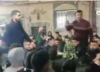 הרשות הפלסטינית בשכם פיזרה בגז מדמיע חגיגות שחרור של חמאס למחבל משוחרר