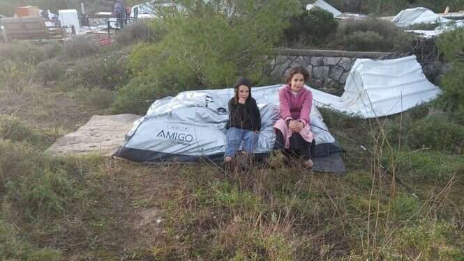 פעם שניה לאותה משפחה: כוחות הבטחון הרסו אוהל בחומש