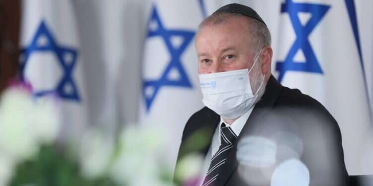 מנדלבליט באירוע הפרידה, השבוע. צילום: דוד ווייל, לע