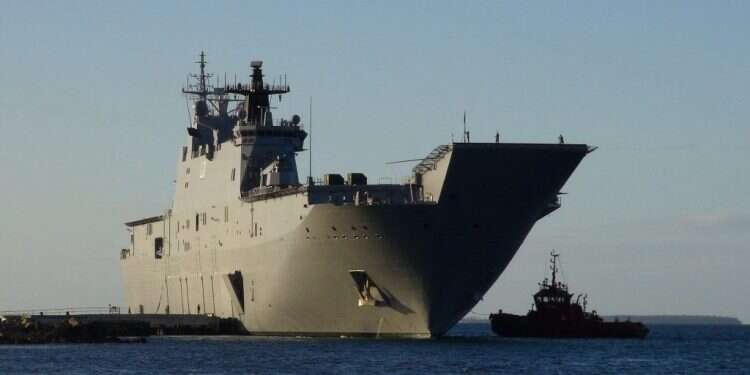 ספינה צבאית. אילוסטרציה. צילום: AFP 9,000 משתתפים, 50 ספינות: התרגיל הימי הגדול במזרח התיכון החל בבחריין