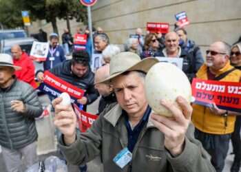 עצמאים מפגינים נגד התוכנית הכלכלית של הממשלה. צילום: נועם ריבקין פנטון/פלאש 90 "גיבוי מלא"? לפיד תומך בתוכנית ליברמן, אך נותרו סימני שאלה