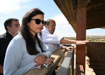 הביקור של איילת שקד בהר חברון עורר מחאה מצד המתיישבים