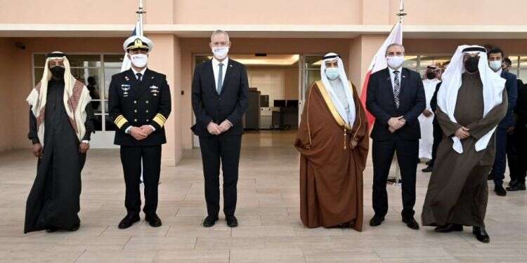 בני גנץ בבחריין. צילום: אריאל חרמוני / משרד הביטחון ביקור גנץ בבחריין: חיזוק תמיכת המערב במדינות המפרץ מול איראן