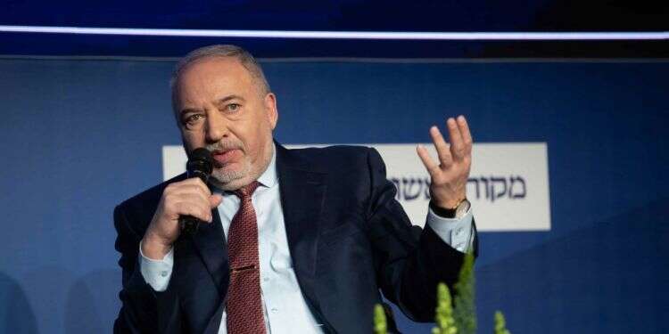 ליברמן בוועידת מקור ראשון, השבוע. צילום: שריה דיאמנט