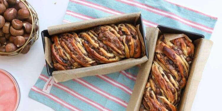 קראנץ שמרים במילוי שוקולד וערמונים. צילום: אפרת ליכטנשטט ערמונים במטבח: לא כמו באירופה, כן כמו בלבנט