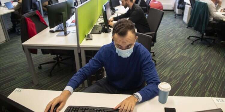 מרכז אבטחת סייבר במוסקבה ביוני. צילום: EPA-EFE