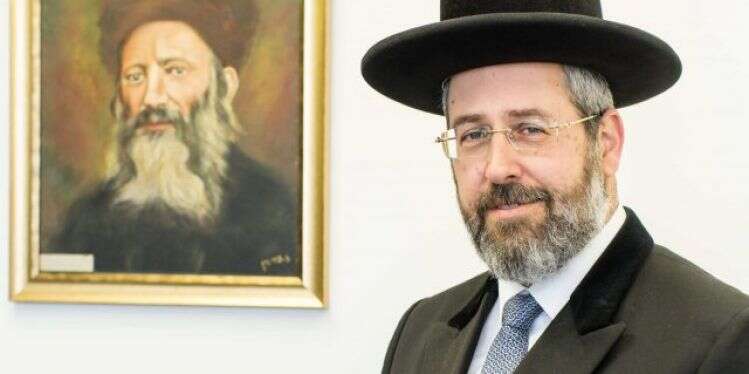 הרב לאו. צילום: אבישג שאר ישוב