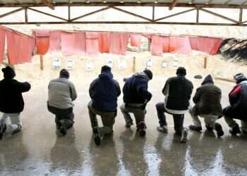 כיתת כוננות באימון, ארכיון. צילום: מירי צחי בעקבות הפיגועים: זינוק חד בבקשות לרישיון נשק