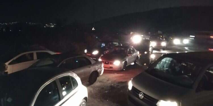 הגיעו לעצור אותם לפנות בוקר. צילום: ישיבת חומש "מדובר ברדיפה כלפי המתיישבים שם": ששת עצורי חומש שוחררו למעצר בית