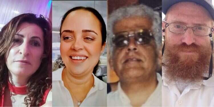 צילומים: באדיבות המשפחות הותירו אחריהם ילדים, בני זוג והורים: הנרצחים בפיגוע בבאר שבע