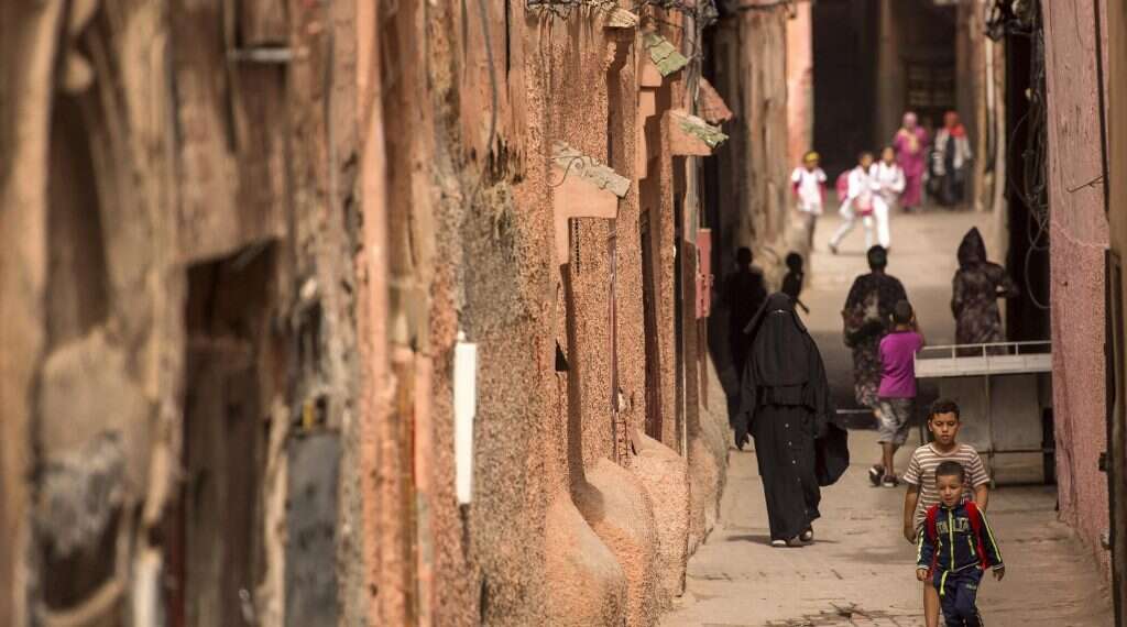 המלאח במרקש. צילום: AFP