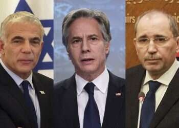 בלינקן שוחח עם לפיד וספדי; "ישראלים ופלסטינים יפעלו לסיום מעגל האלימות"