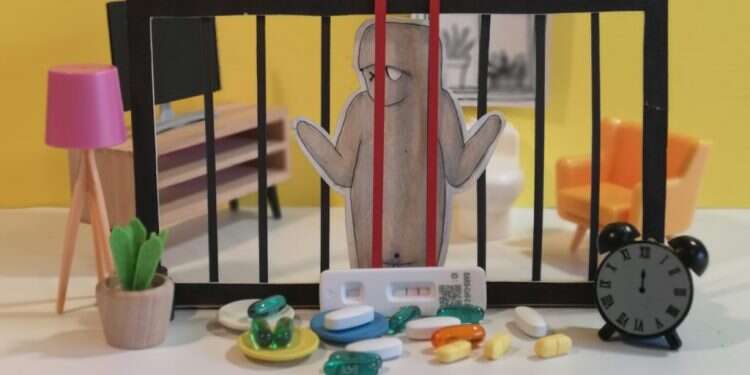 איור: יבגני זלטופולסקי בסוף גם אני נדבקתי