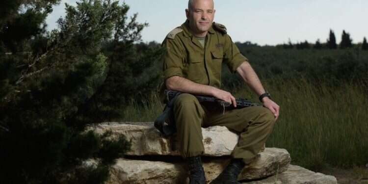 קובי הלר. צילום: שריה דיאמנט תא"ל קובי הלר חוזר לסמטאות ג'נין בהן לחם כמ"פ צעיר בגולני