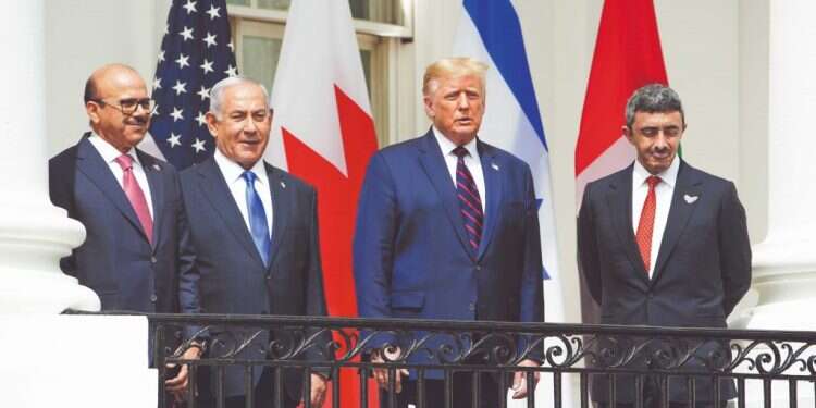 הסכמי אברהם. צילום: EPA כך הפך ד"ר אדי כהן לאחד הפרשנים המשפיעים בעולם הערבי