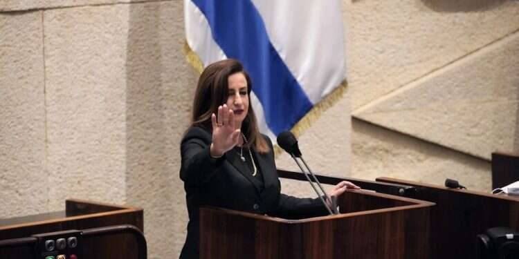 ג'ידא רינאוי-זועבי. צילום: דני שם-טוב, דוברות הכנסת בדרך לבחירות: ג'ידא רינאוי-זועבי פורשת מהקואליציה