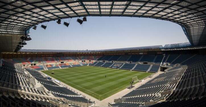 איצטדיון טדי. נערך לאירוע הגדול. צילום: יונתן זינדל, פלאש 90 ירושלים נערכת למצור: היום – גמר גביע המדינה בכדורגל