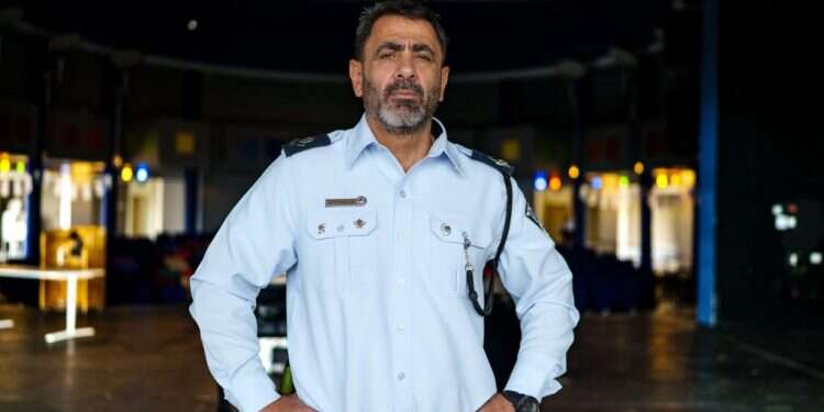 מפקד מחוז הצפון ניצב שמעון לביא, השבוע. צילום: אנצ׳ו גוש, ג׳יני