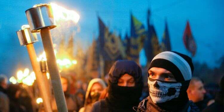 מיליציית אזוב, אוקראינה 2016. צילום: EPA