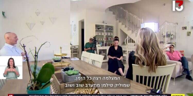 הכתבה על סילמן בחדשות 13. צילום מסך ערוץ 13 הוכיח שהביקורת נגדו הייתה מוצדקת