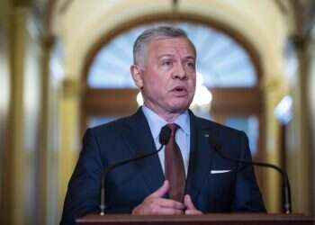 עבדאללה השני, מלך ירדן. צילום: EPA