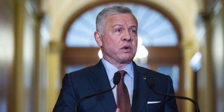 עבדאללה השני, מלך ירדן. צילום: EPA עבדאללה השני, מלך ירדן. צילום: EPA