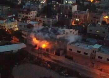 הריסת בית המחבל ביעבד. צילום: דובר צה תחת חילופי אש: צה"ל הרס את בית המחבל בצפון השומרון