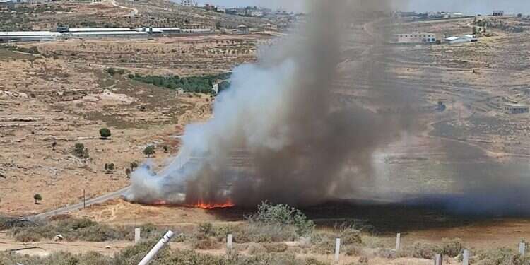 שריפה בשומרון