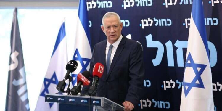 בני גנץ: "אחרי הבחירות יש להקים ממשלה רחבה ככל האפשר"