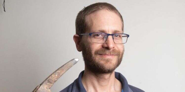 דוד גלמן, ארכיאולוג. צילום: נעם ריבקין–פנטון, פלאש 90