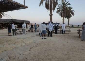 אירוע סליחות בערבה, בשנה שעברה. צילום: אחוה חוזה