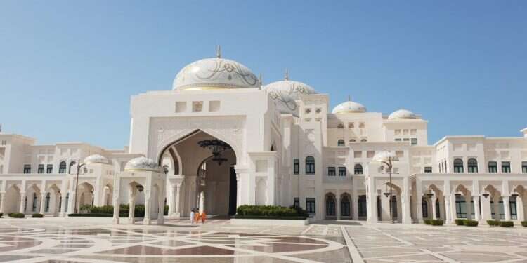 אחד מארמונות המלך באבו דאבי