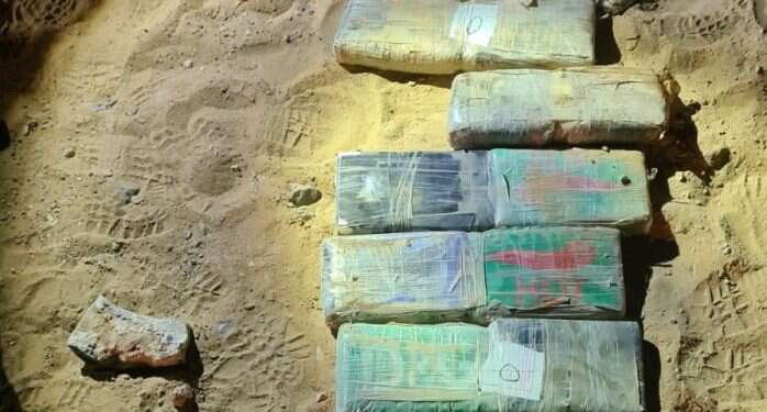 המאבק בהברחת סמים: צה"ל עצר משלוח קוקאין וחשיש בשווי מיליונים