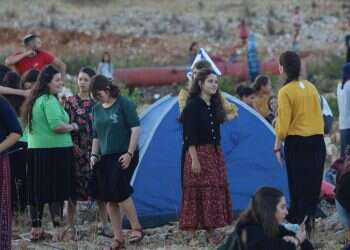 ניסיון ההתיישבות ליד ברוכין, שלשום. צילום: אלישיב רקובסקי, TPS חומה, מגדל וסמארטפון: הדור הבא של ההתיישבות