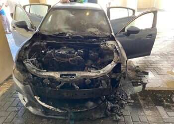 נעצר חשוד בהצתת רכבו של הרב ליאור