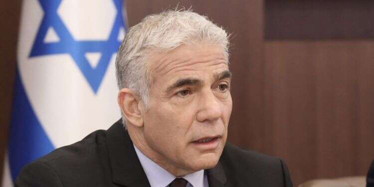 יאיר לפיד. צילום: מרק ישראל סלם לפיד: סגירת משרדי הסוכנות היהודית ברוסיה תהיה אירוע חמור